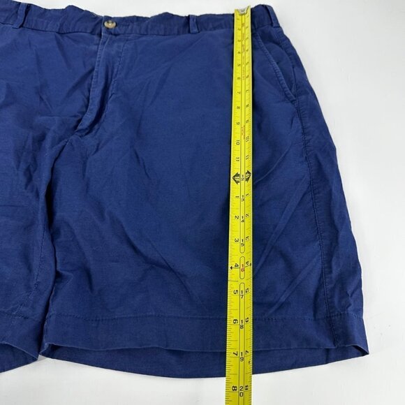 Peter Millar Blue Shorts Men's Size 36 Flat Front Golf Casual Cotton Blend - Picture 3 of 10
